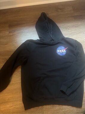 NASA Black Logo Hoodie H&M